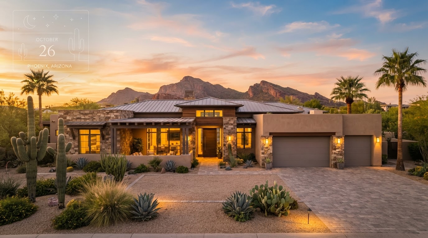 Phoenix Arizona home showing the best and hardest times of year to sell a house
