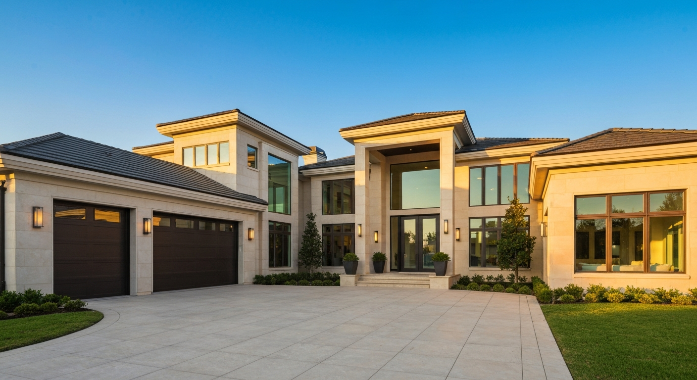 Luxury home exterior
