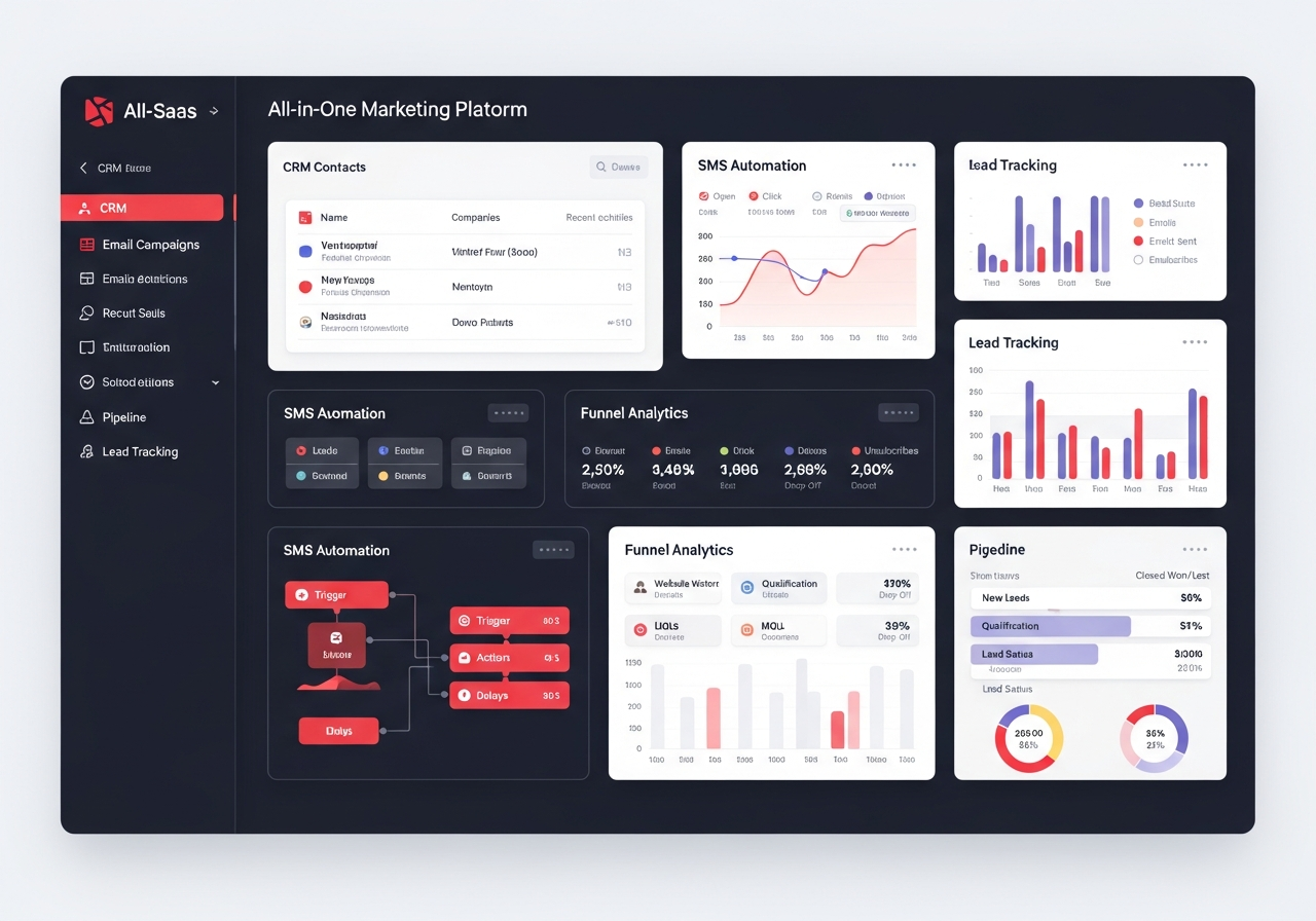 All-in-One Marketing Platform Dashboard