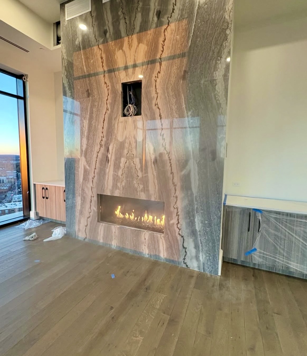 Custom Fireplace Wall