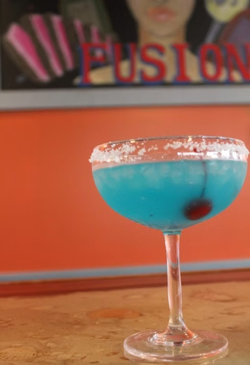 Craft cocktails and signature margaritas at Fusion at Ridgefields bar