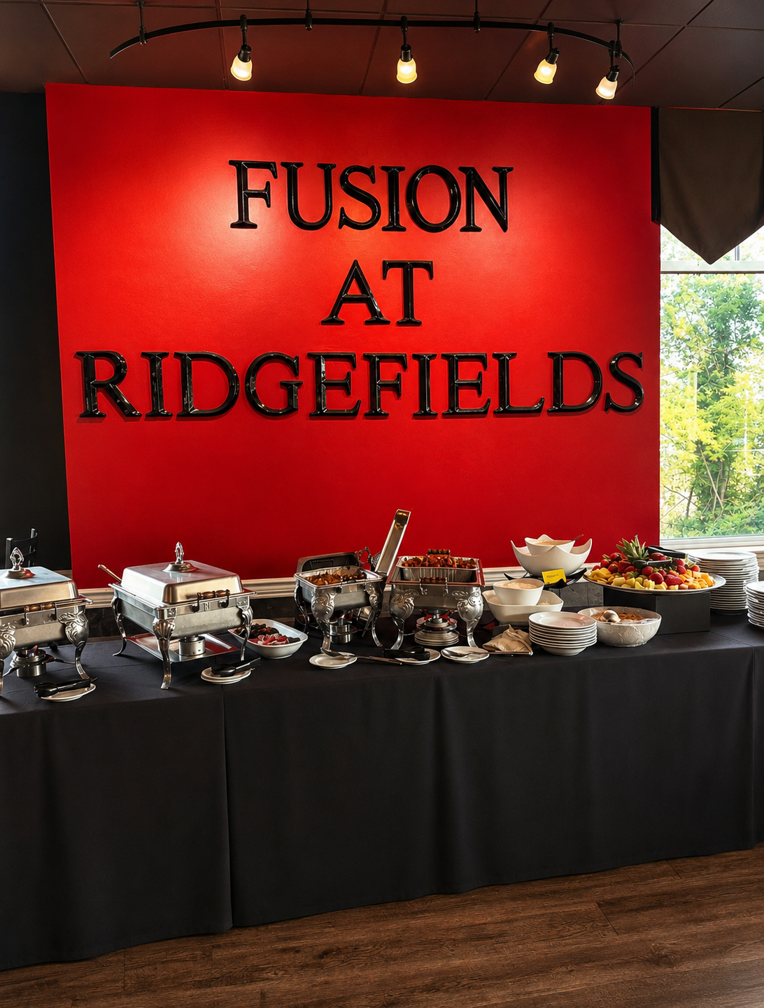 Sunday brunch buffet spread at Fusion at Ridgefields, Kingsport TN