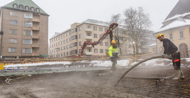 Referenssikuva 9 — Transsinkon betonipumppauskohde Kaakkois-Suomessa