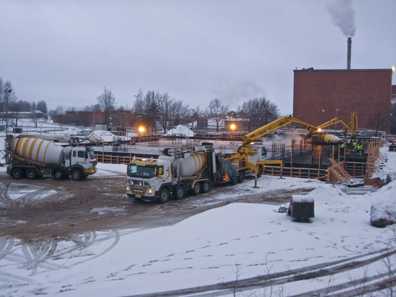 Referenssikuva 4 — Transsinkon betonipumppauskohde Kaakkois-Suomessa