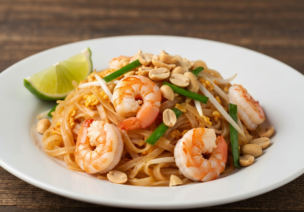 Delicious takeaway noodles