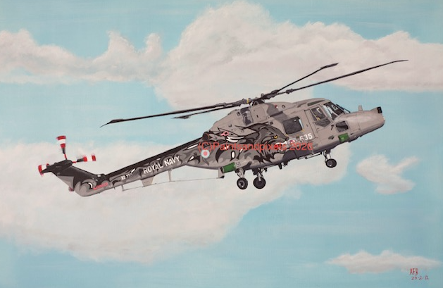 Military Helicopter Artwork