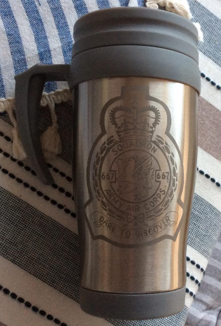 Personalised Metal Mug Etching