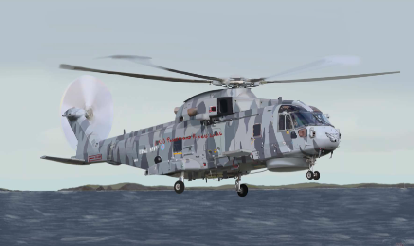 Military Helicopter Artwork
