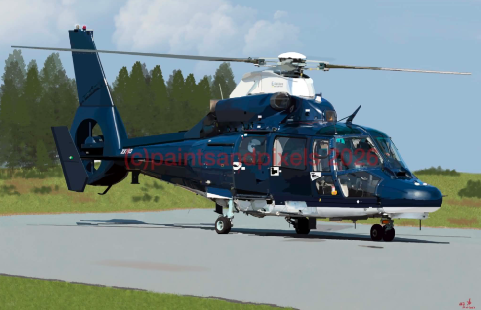 Military Helicopter Artwork