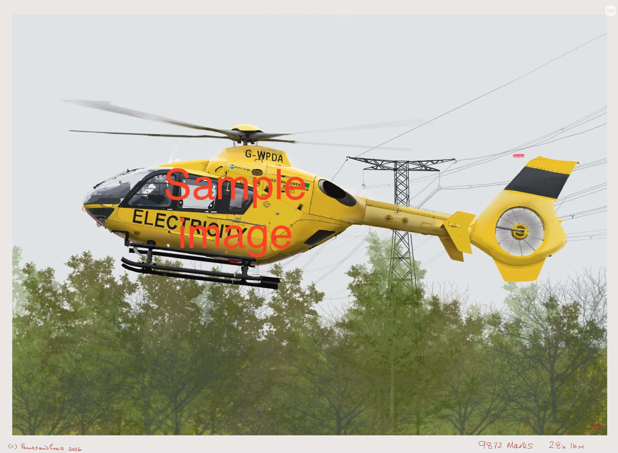 Utility Helicopter Artwork