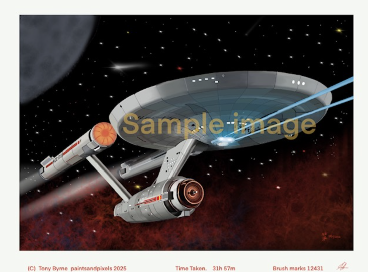 Classic Sci-Fi Starship