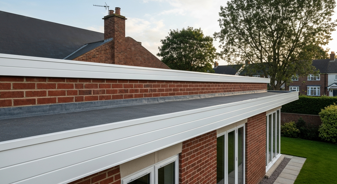 Beautiful Dublin home exterior showing clean fascia and soffits