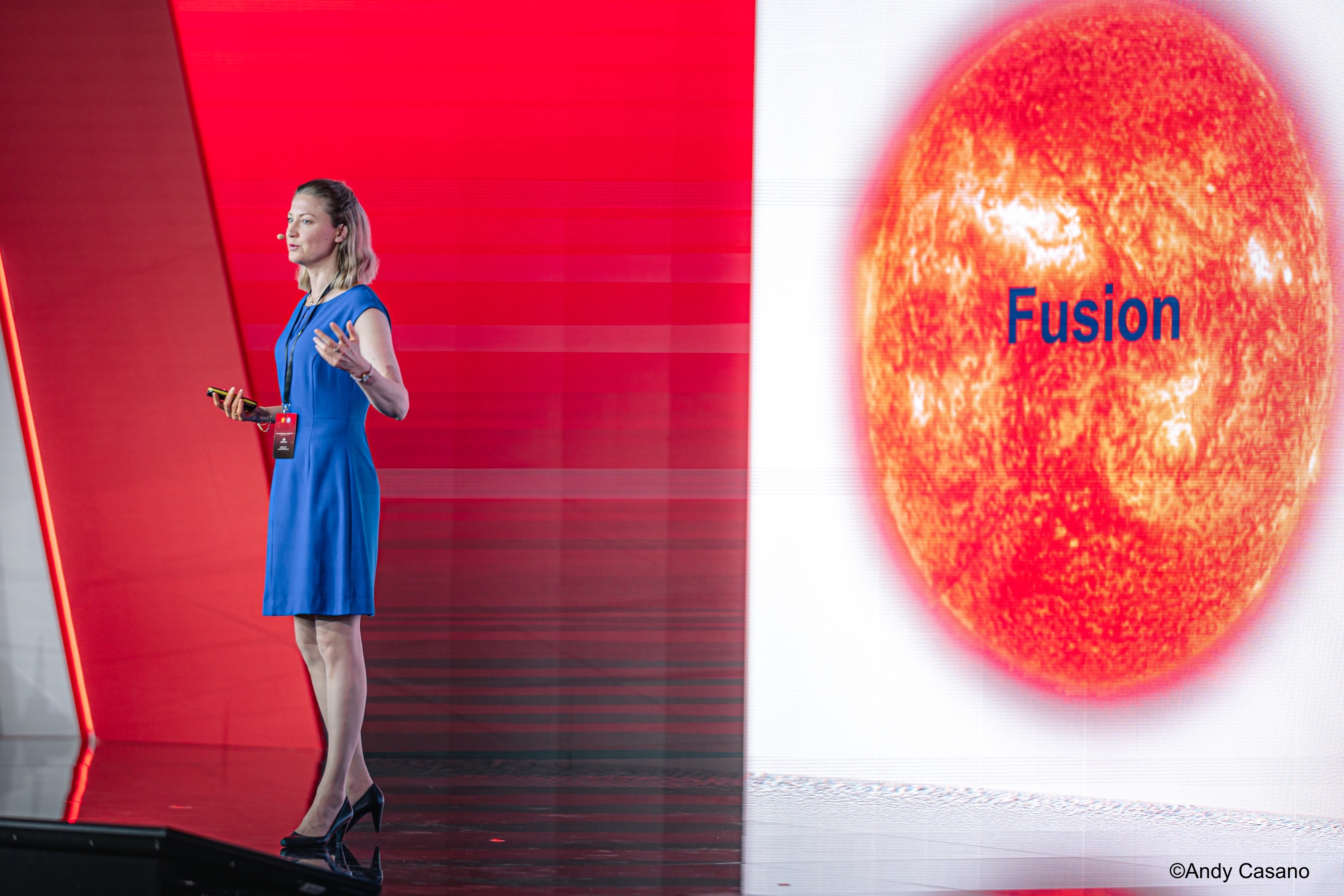 Dr Melanie Windridge at Ferrari Sustainability Workshop