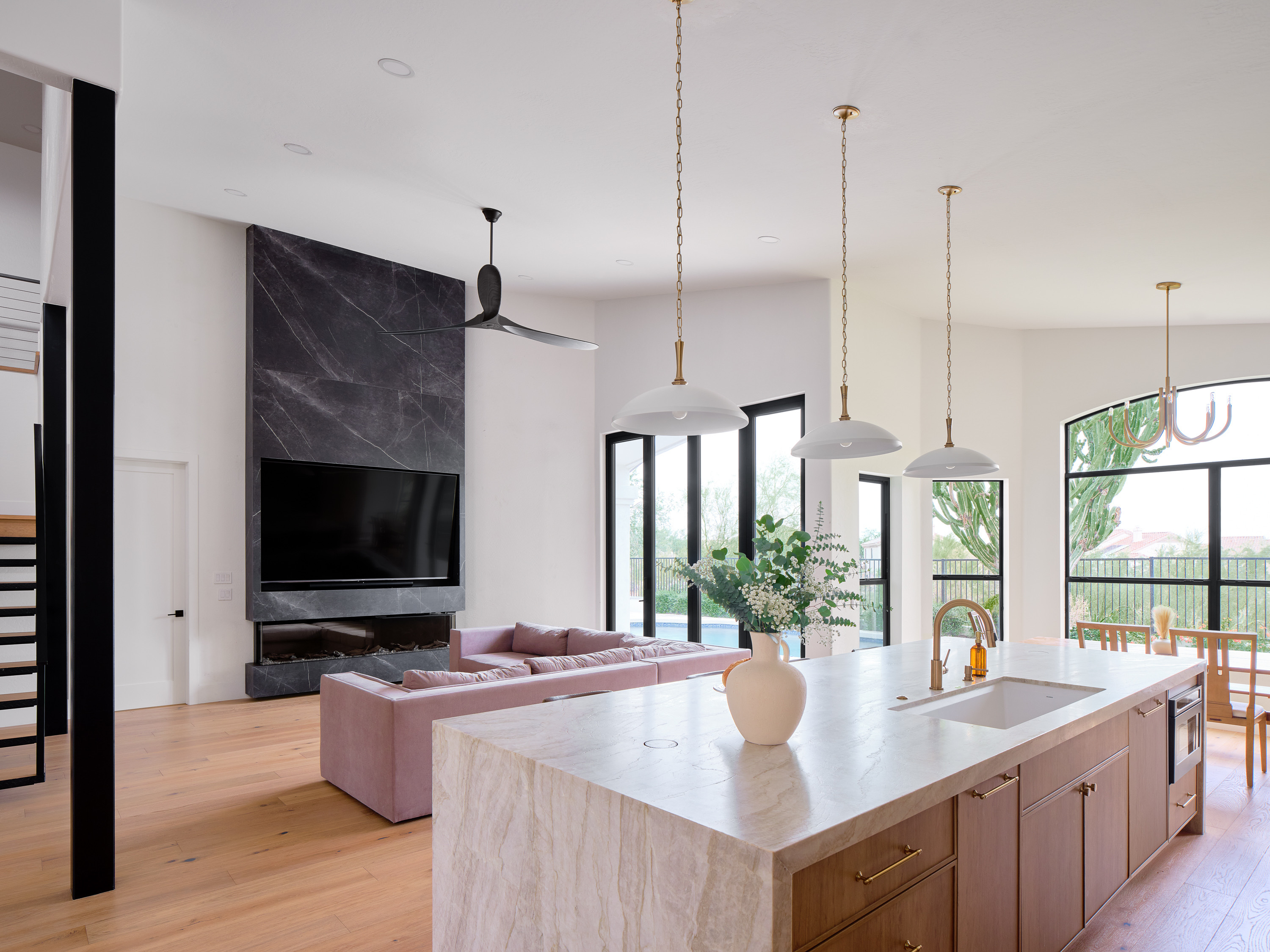 Luxury custom home interior