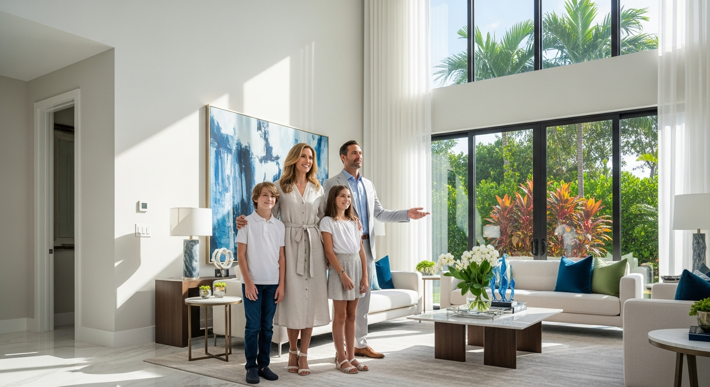Miami-Dade Family in Modern Home