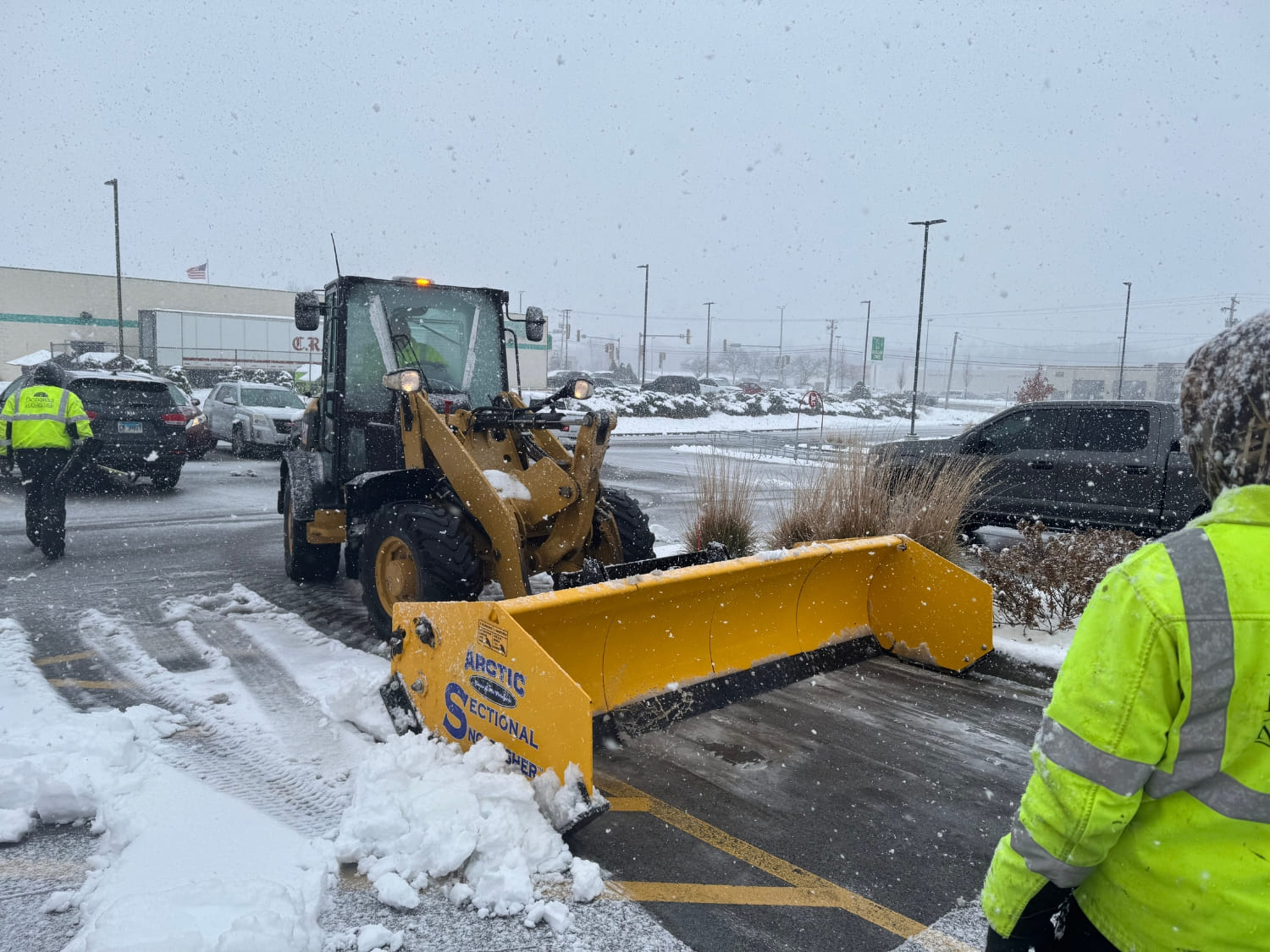 Bergman Nurseries snow removal services for commercial properties