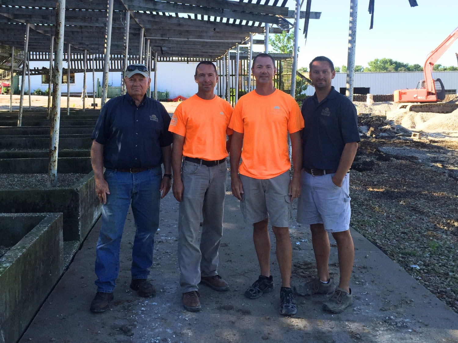 Bergman Nurseries team members at the Quincy, IL nursery location