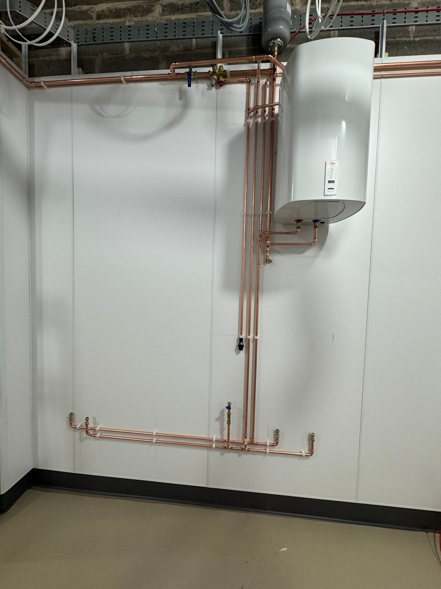 Commercial pipework installation by Flowtech Industrial