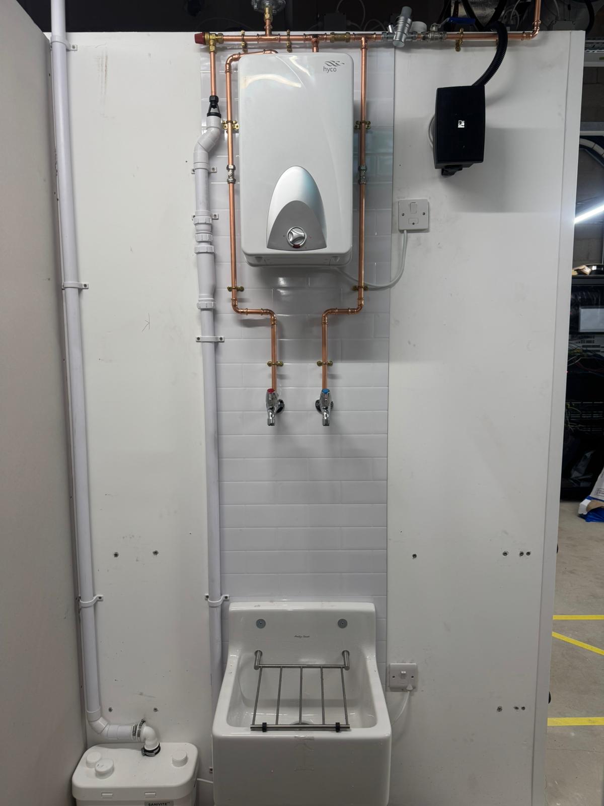 Utility Sink & Pipework