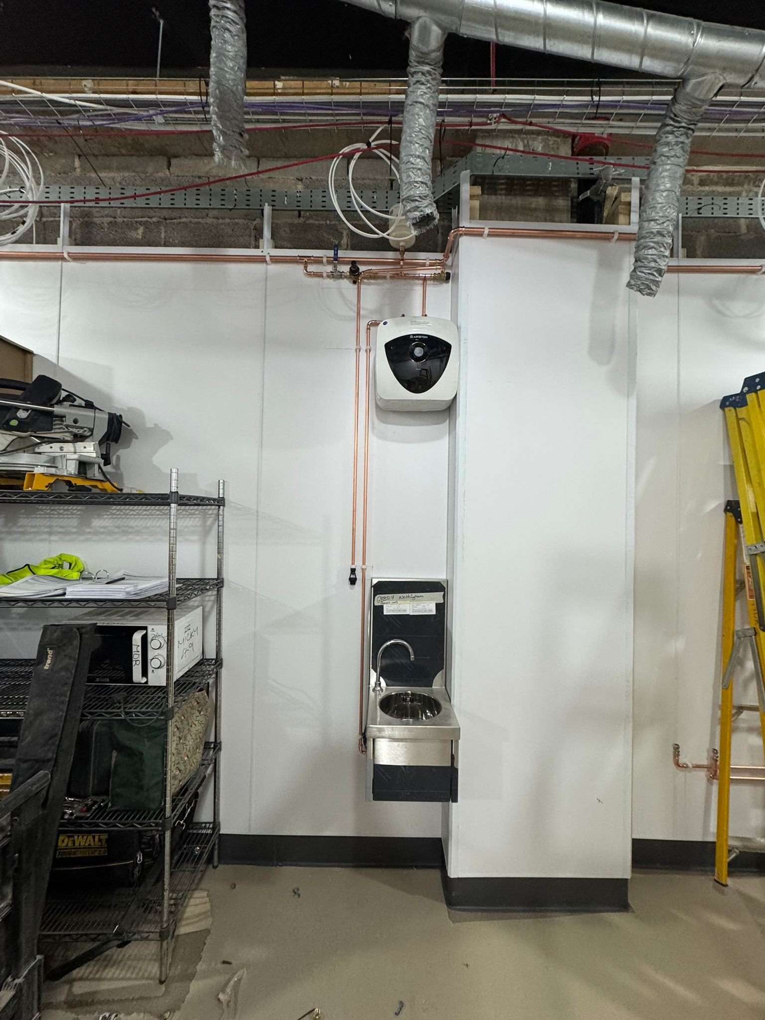 Water Heater & Wash Station