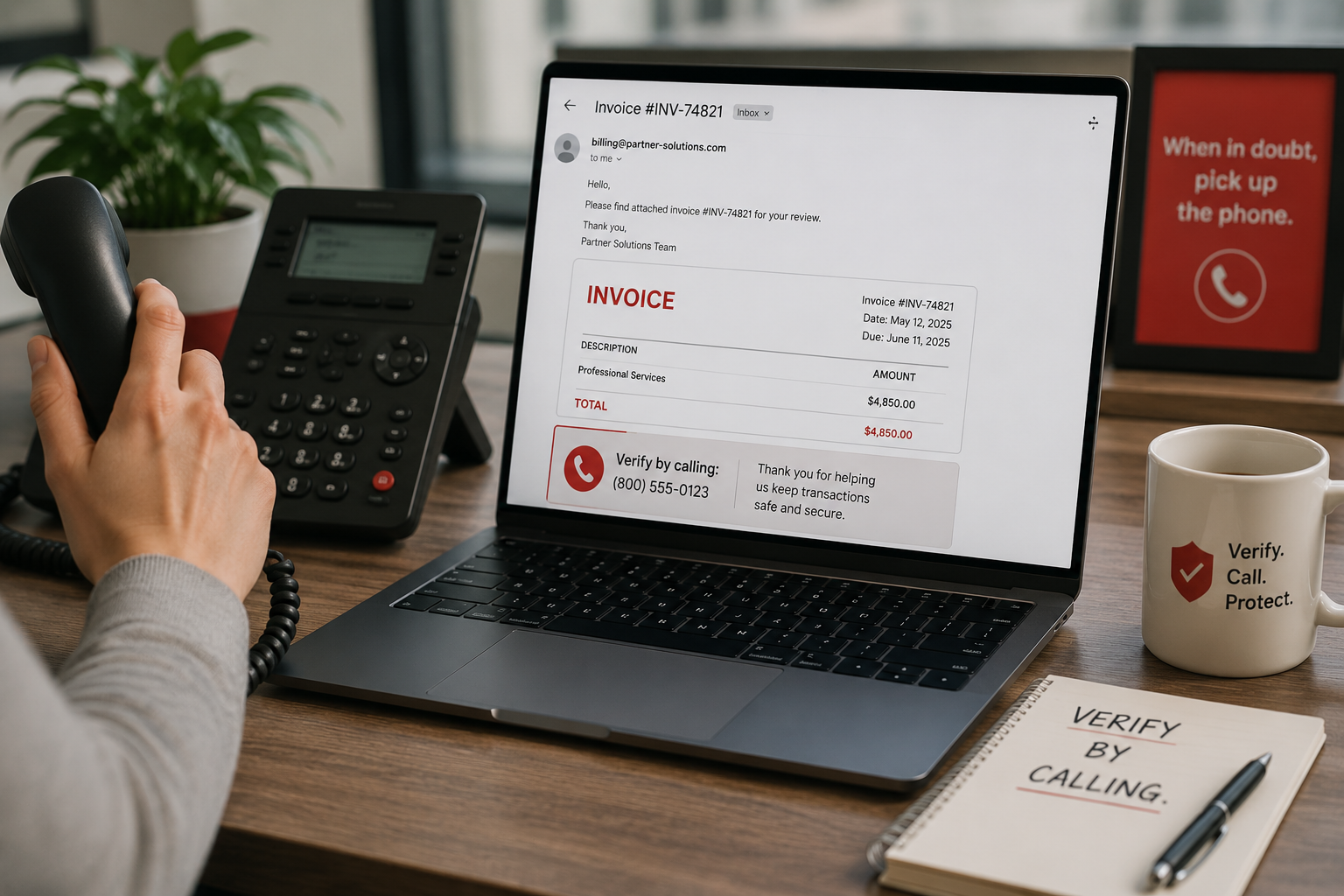 The Email That Changes a Vendor's Bank Details: A 3-Step Verification Rule for Every Payment