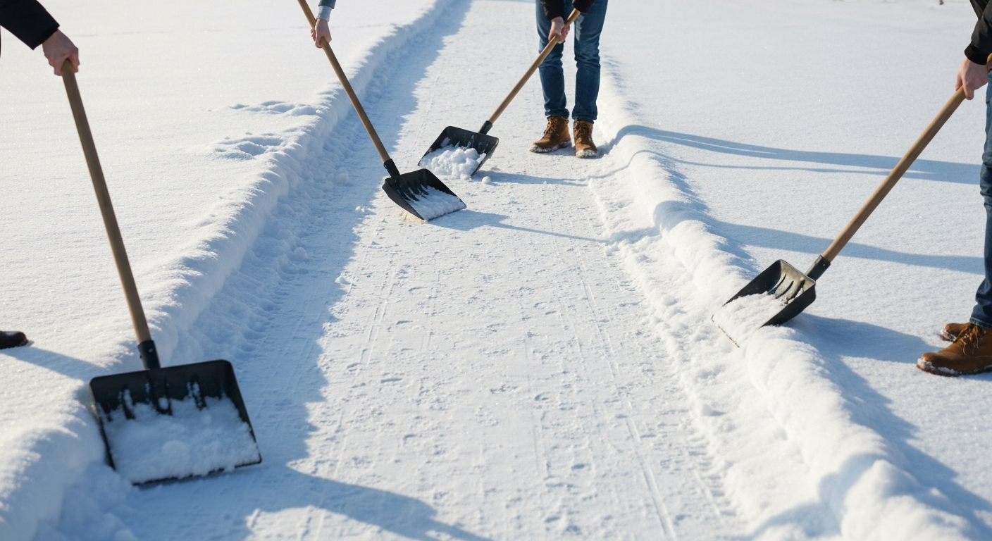 Pihatyöt talvella