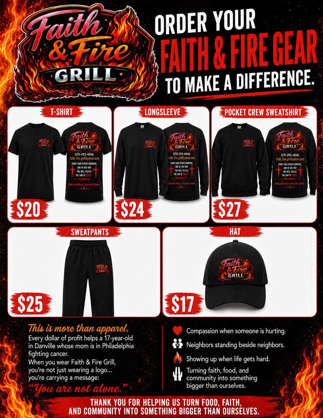 Faith & Fire Grill Merch