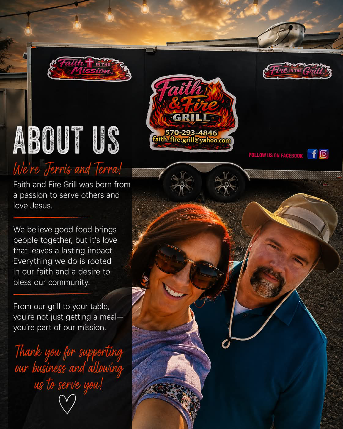 Jerris and Terra - Faith and Fire Grill