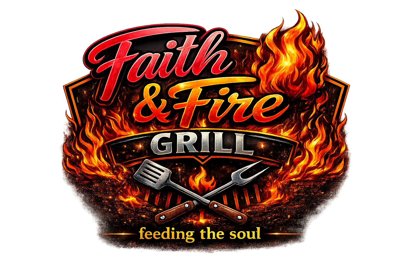 Faith & Fire Grill Logo