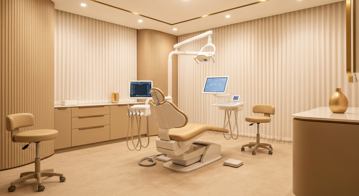 Luxury dental spa room