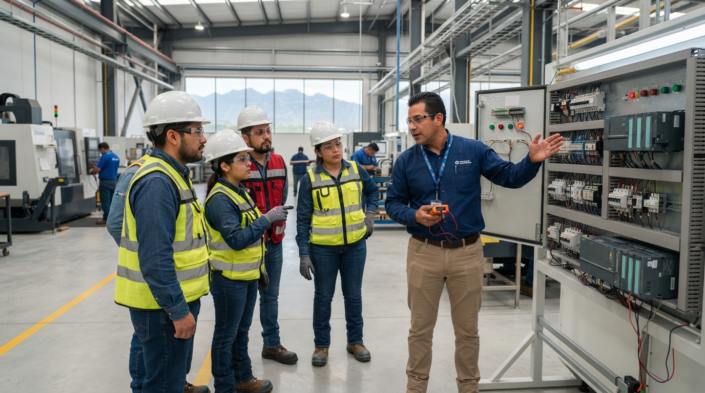 Capacitación práctica: la industria de Nuevo León apuesta por formar talento directamente en la operación