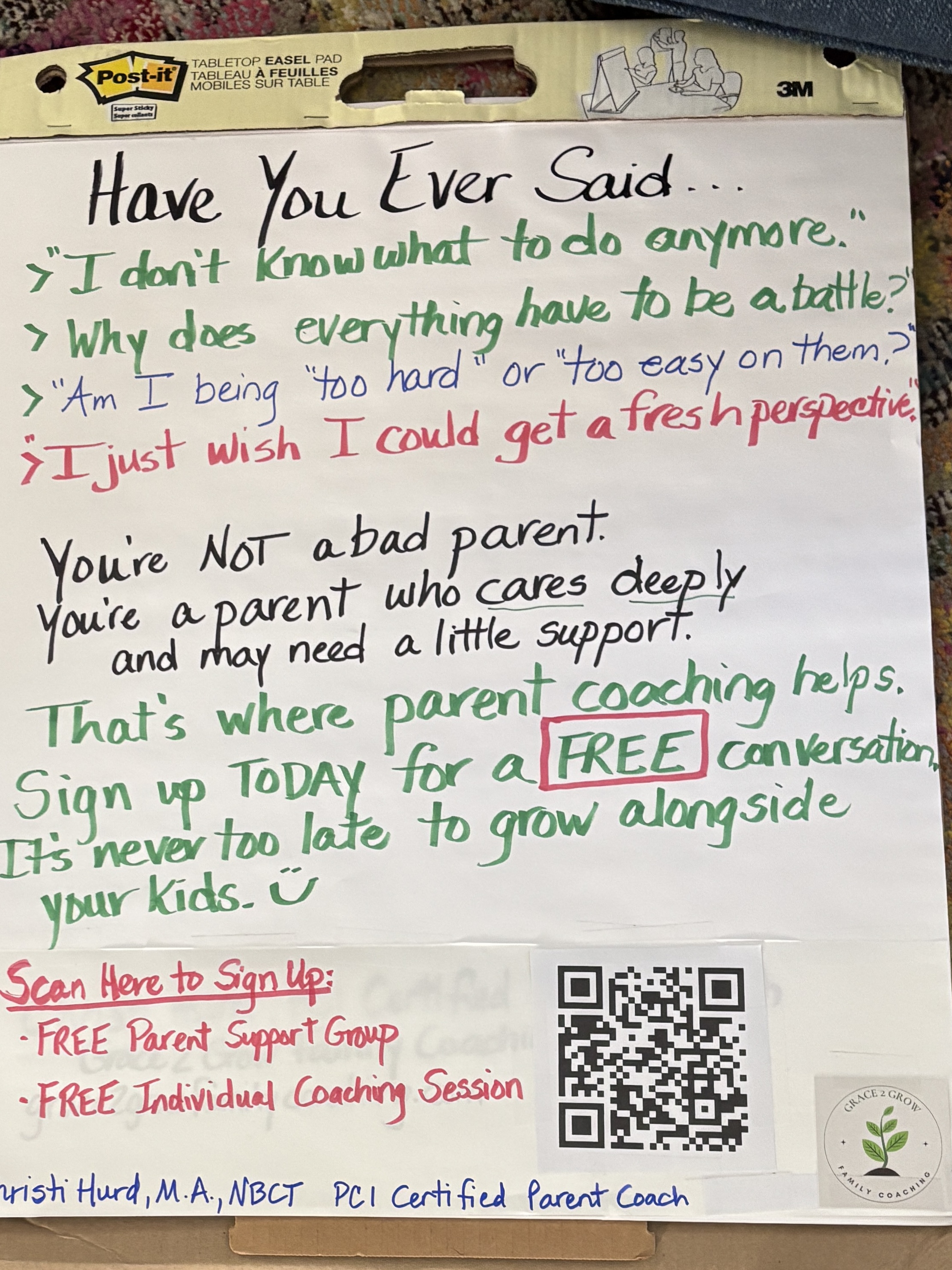 Have You Ever Said... Notes from Christi Hurd