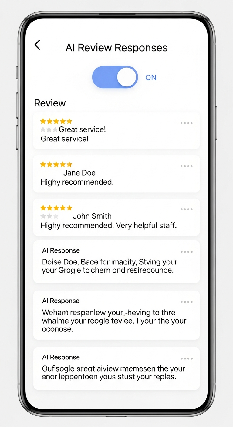 AI Review Responses Dashboard