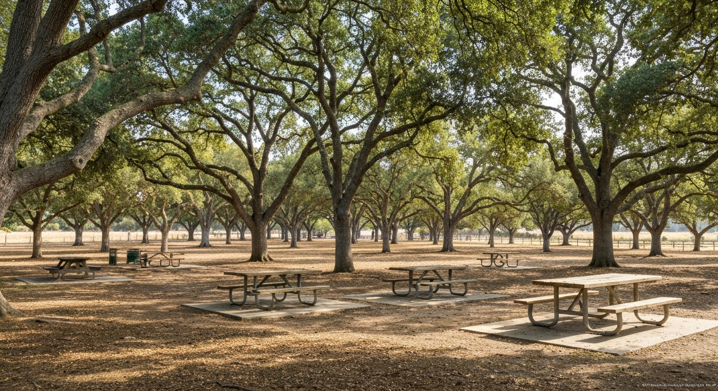 Peaceful oak-lined parks and preserves in Fallbrook, California