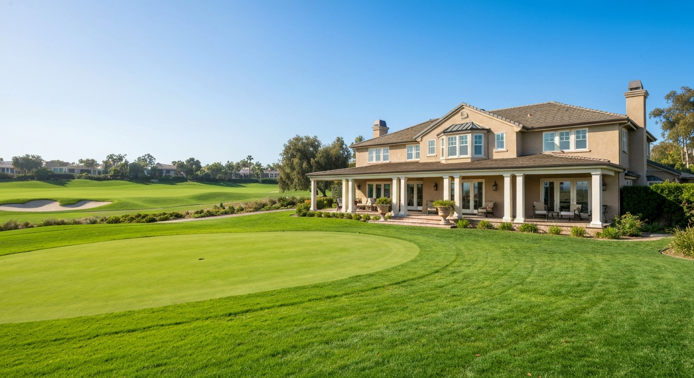 Luxury golf course homes in North County