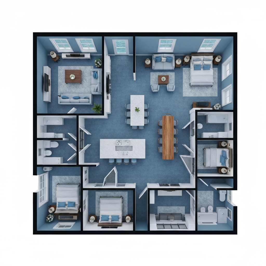 AI Floorplans - Coastal Living