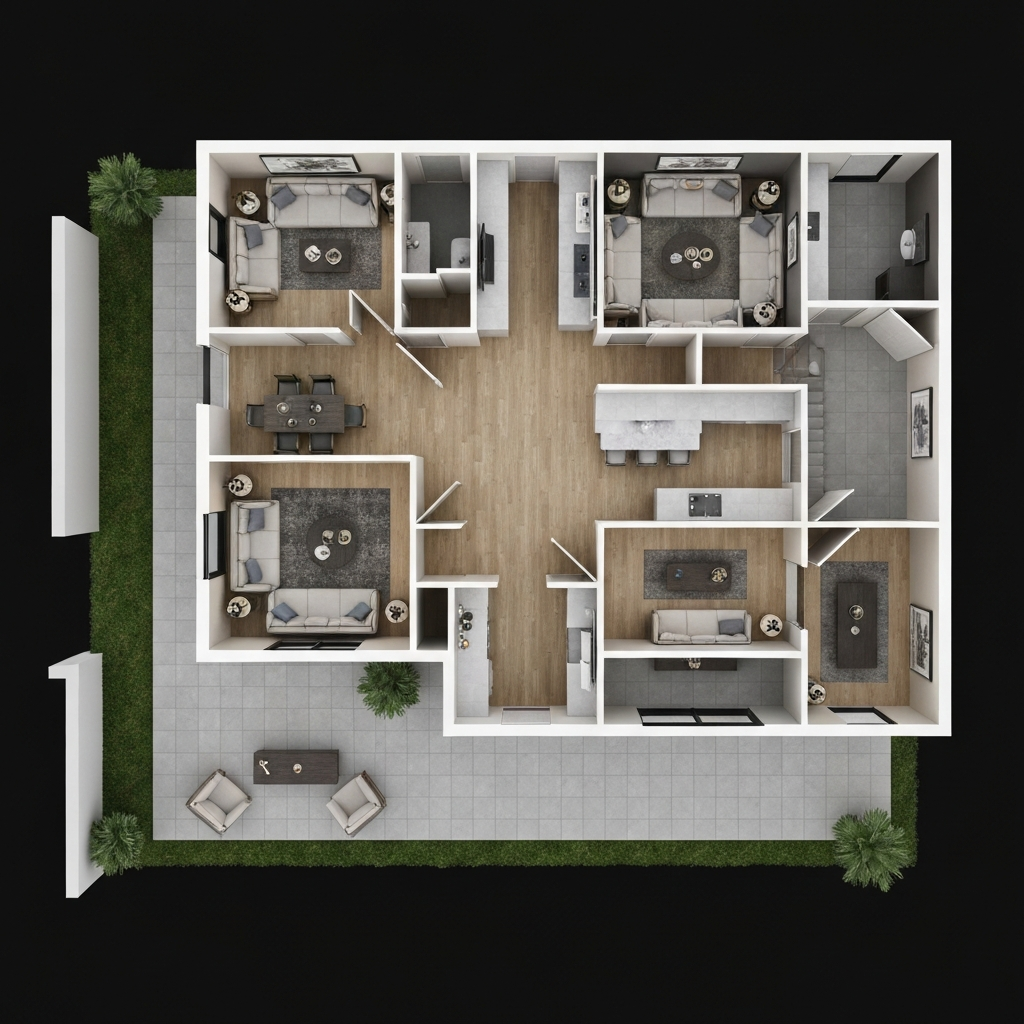 AI Floorplans - Single Story