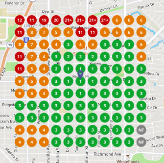 Local Search Ranking Grid