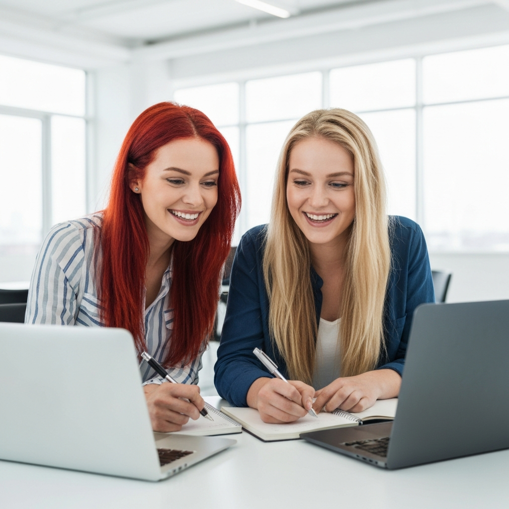 SEO on-page optimization team working together