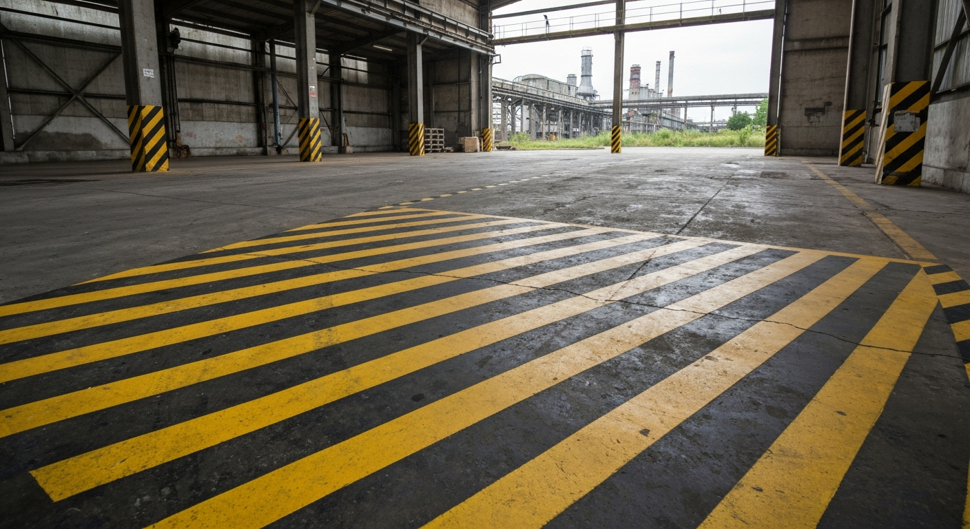 Hazard Zone Striping