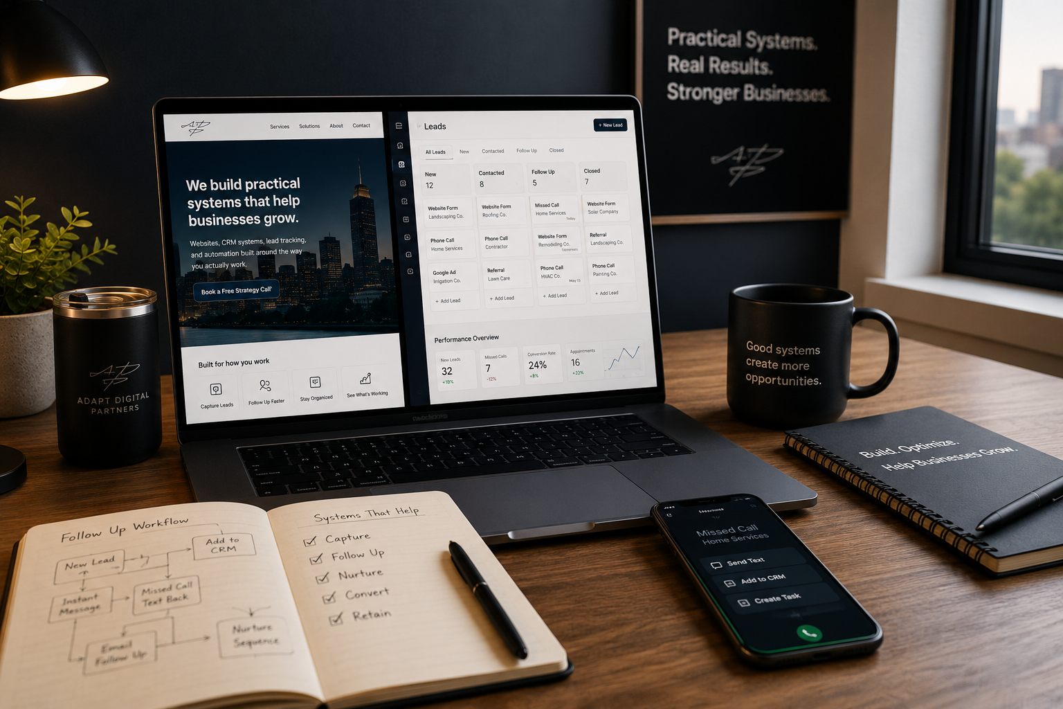 Adapt Digital Partners workspace