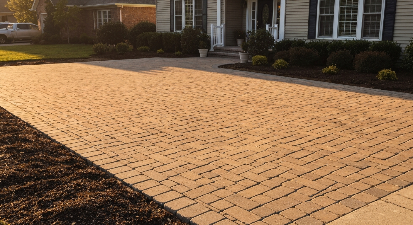 driveway installation Suffolk County NY by Perna Masonry