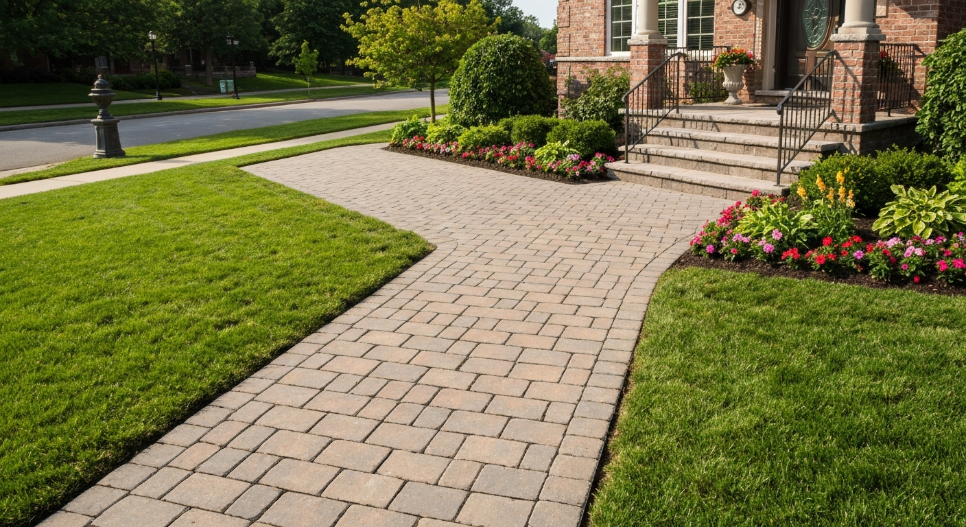 Paver Walkway Installation in Farmingville, NY