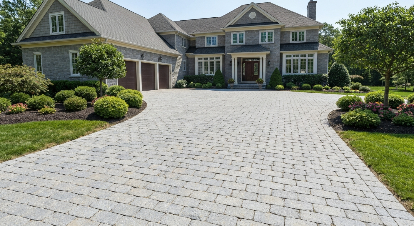 Cobblestone Driveway Installation in Farmingville, NY