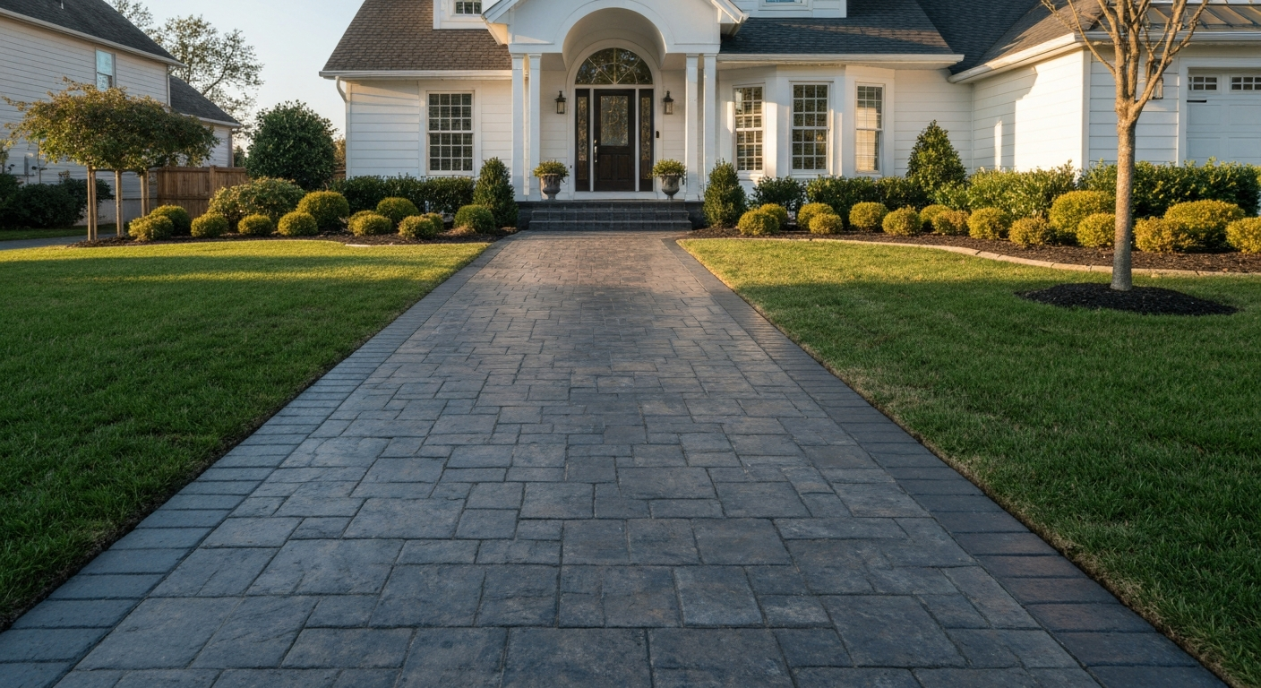 walkway installation Suffolk County NY by Perna Masonry