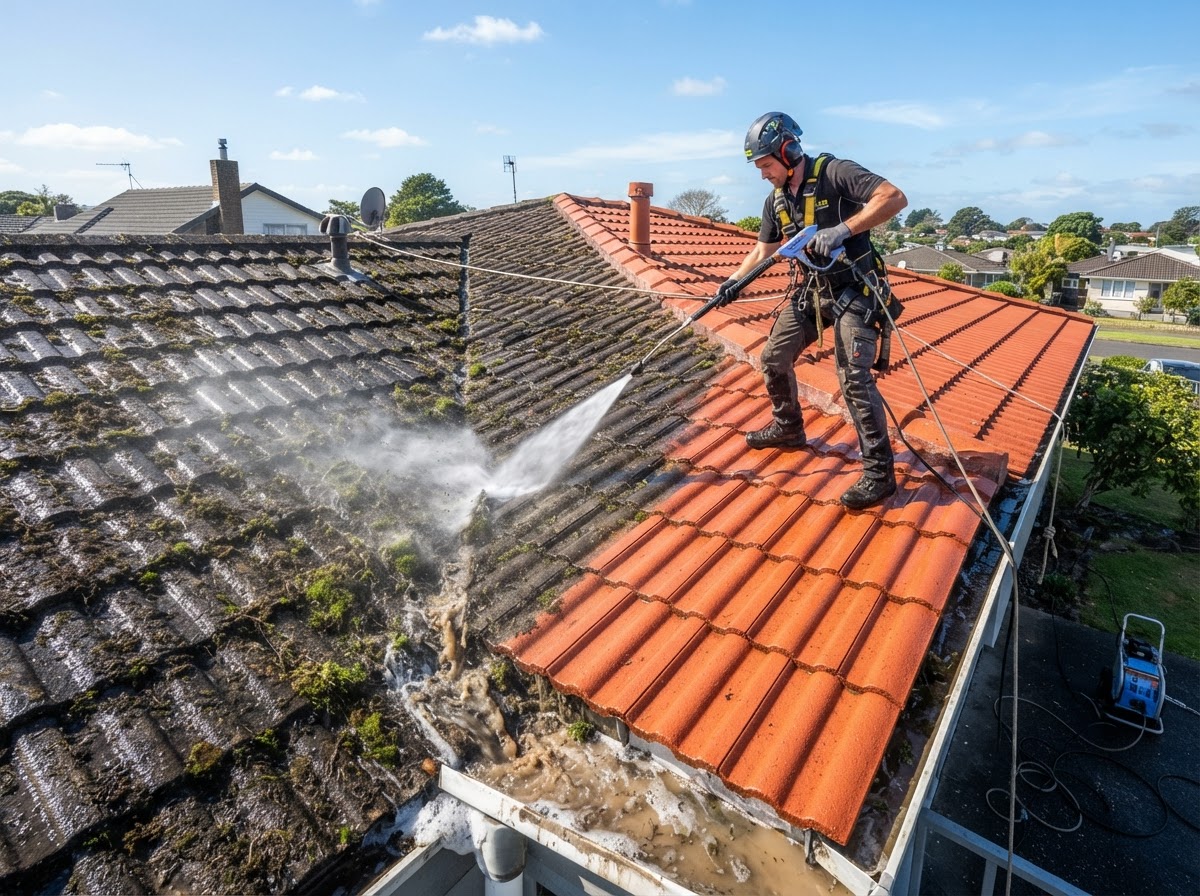 Commercial Turbo Pressure Clean & Gutter Flush
