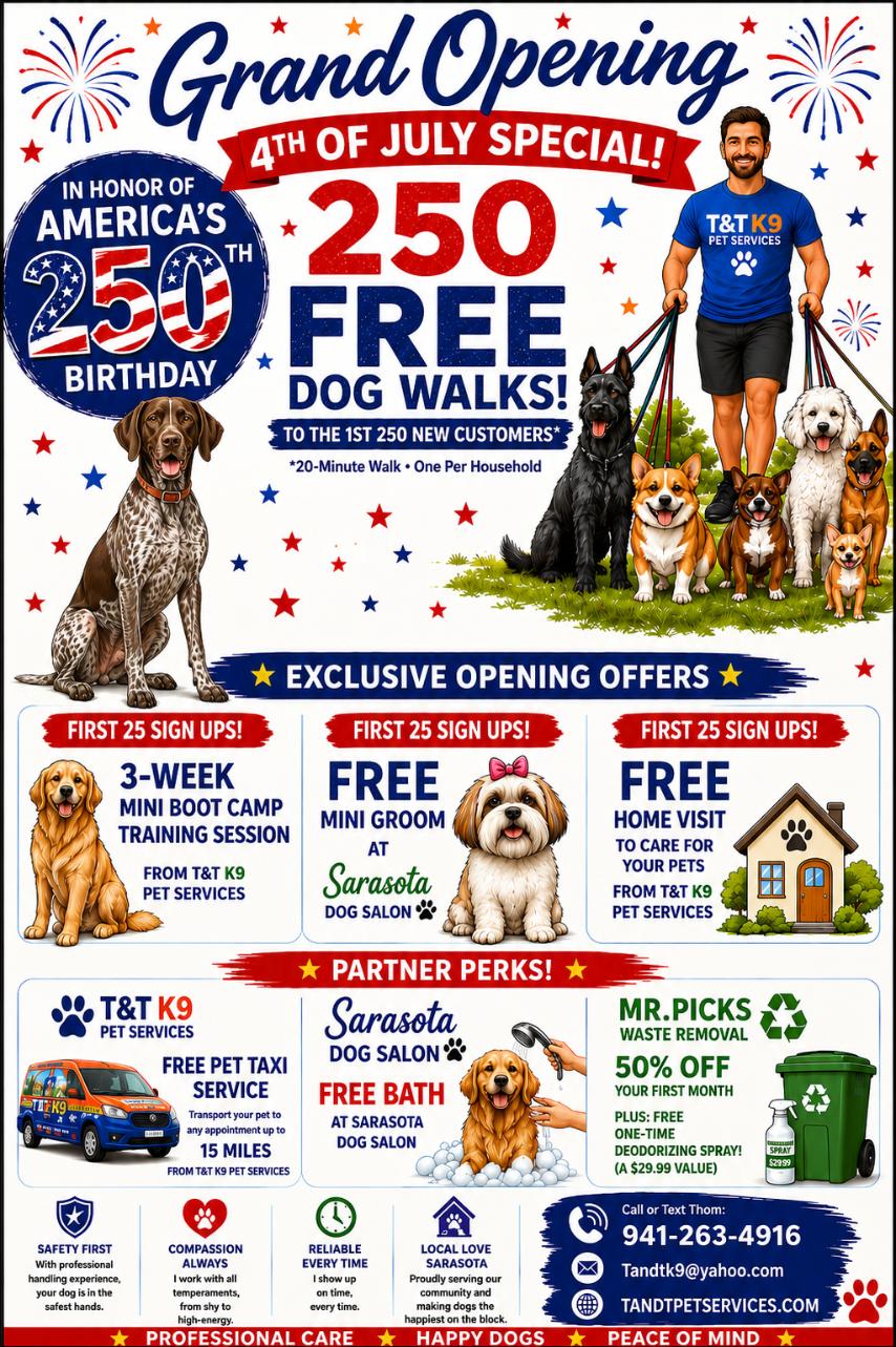 T and T Pet Services client dog 9