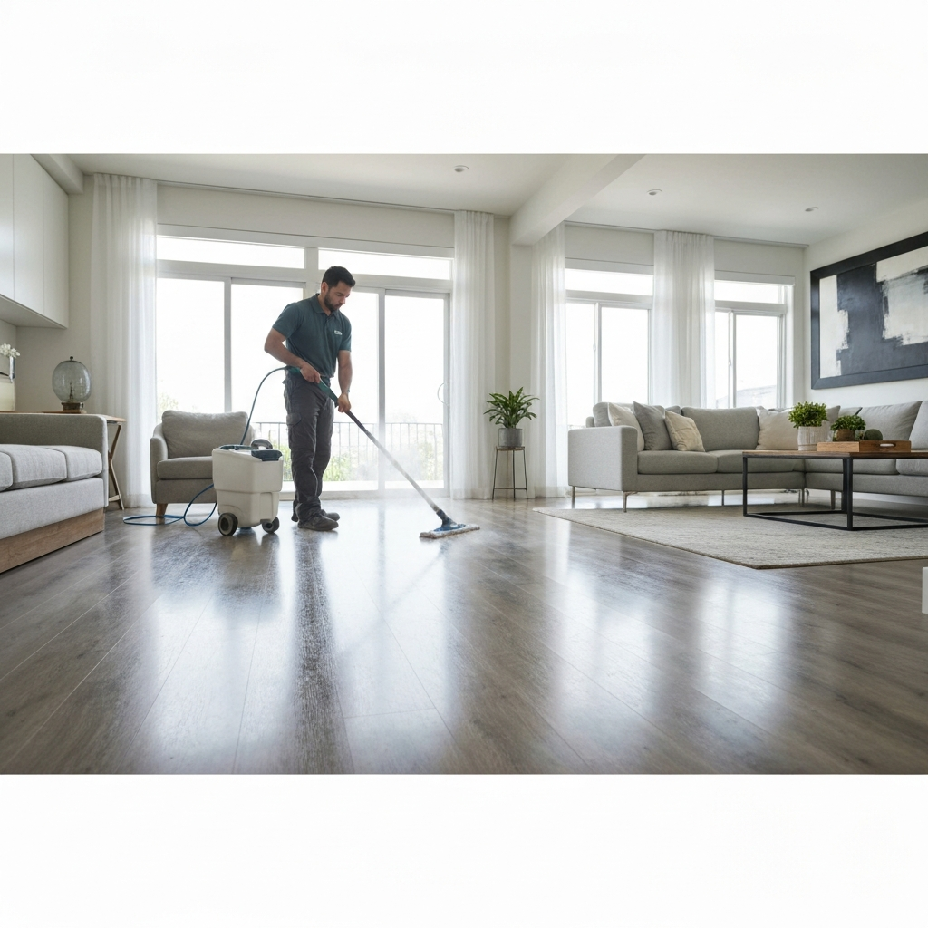 Luxury Vinyl Plank Cleaning - Brown and Sons Cleaning