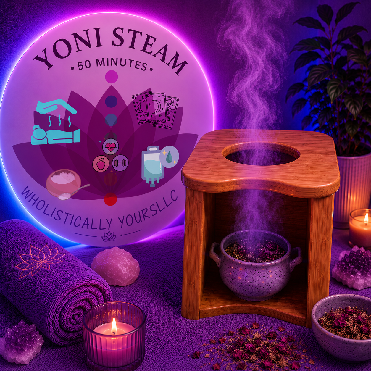 Womb Wellness Steam + Reiki