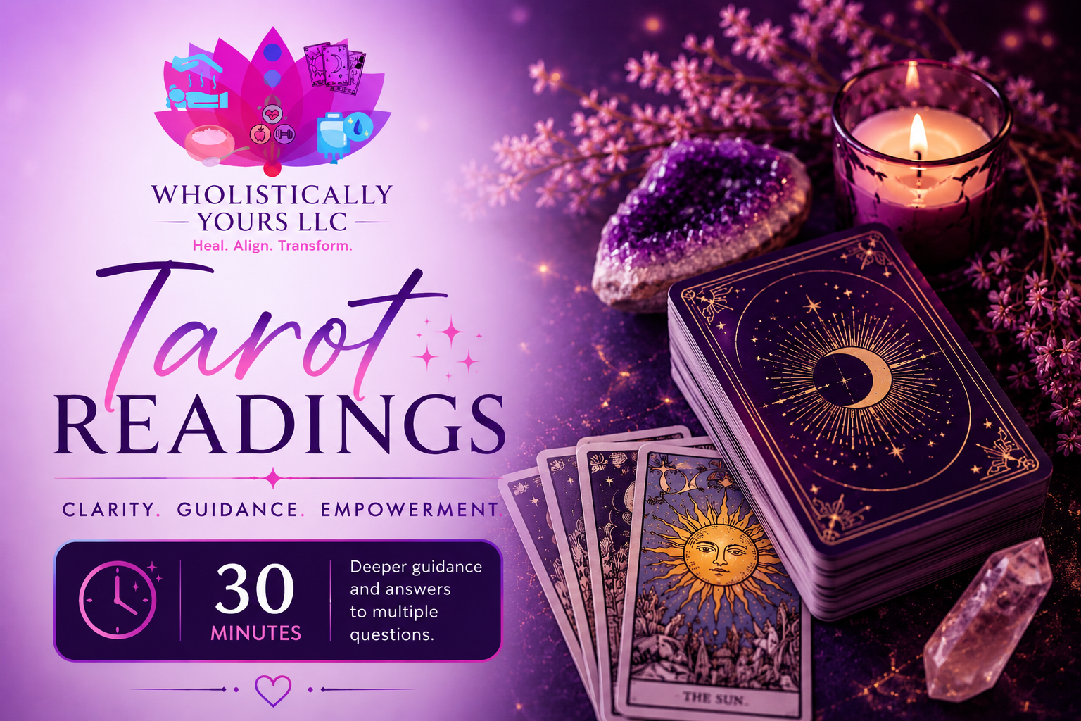 30 Minute Tarot Reading (In-Person/Phone)